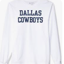 STARTER Men's NFL Team Mesh Print Graphic Pullover Sweatshirt Medium, White 