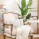 Queekay Fleece Lumbar Support Pillow 3 Section Back Pillow Office Chair for Back Support Comfortable Lumbar Cushion for Car Seat Pain Relief Sofa Rest(White)