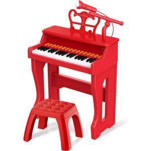 Toy Pianos for Kids Ages 3-7 - Children's Musical Keyboard for Beginners Boys Girls Birthday Gift Learning Piano 37 Keys 4 5 6 8 Years Old Girls and Boys Birthday Gift
