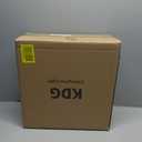 KDG 15.8" Low Profile LED Ceiling Fans with Light, Reversible Flush Mount with Remote and 6 Winds Speeds Fan Lighting, 3 Colors Dimmable for Bedroom, Living Room, Kids, Dinning Room, Kitchen (Gold)