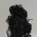 WILLBOND Cotton Triangle Hair Net for Rollers, Women Mesh Hair Net Setting for Sleeping, 35 x 35 x 57 Inches, Black (4)