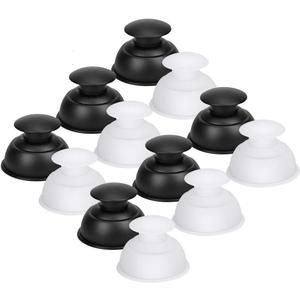 Silicone Cupping Therapy Sets Cups Massage,12pcs Professional Vacuum Cupping Anti Cellulite Suction Cup for Facial Body Massage,Deep Tissue,Myofascial Release,Pain Relief,Muscle Relaxation-Black+White