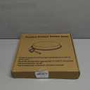 Chicken Water Heater-11inLarge 110Watt Heated Poultry Waterer Base for 5 Gallon,with Thermostat and 9.8ft Power Cord (1PACK, Black)