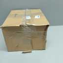 Cholemy 12 Sets Large Christmas Basket for Gift Empty Gift Basket Kit Presents Bags Empty to Fill with Handles Wine Bags Kraft Cardboard Tray for Christmas Birthday Party(Green, Snowman)