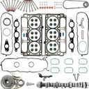 4.3 NON AFM DOD Camshaft Kit Timing Chain Kit with Head Gasket Set Compatible with 2014-2021 Chevy/Chevrolet Silverado 1500 GMC Sierra 1500 4.3L V6 Engine 12633773 12632968 SKES0581