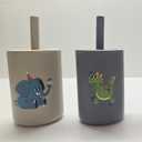 Babytasse Pack of Two Silicone Baby Cups for 6-24 Months (Animals Set)