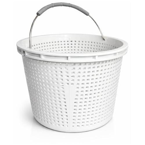 Pool Skimmer Basket for Inground Pool Compatible with Pentair U-3 Skimmer Basket 08650-0007 | Compatible with Hayward Skimmer Basket SPX1070E SP1070 Pool Basket | Built-in Handle & Weight