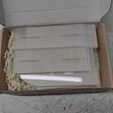 UNIQOOO Frosted Arch Wedding Table Numbers 1-15 w/Stands, Gold Foil Printed 5x7 Acrylic Display Signs &Holders, Pack of 15, Perfect for Centerpiece, Reception, Decoration, Party, Anniversary, Event