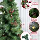 4FT Artificial Christmas Tree - Small Decorated Xmas Tree with Tripod Stand, Easy Setup, for Indoor Use