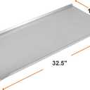 Stainless Steel Large Drip Tray Replacement for Traeger 34 Pro Series, Eastwood 34/Tex Elite Pellet Smoker Grills, Drip Pan for Traeger BCA006 KIT0786,32.5" x 15.75 "