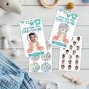 41 Sheet Baby Shower Scratch Off Game, Who has the Dad-To-Be Scratch Off, 3.5 x 2.1 In Funny Baby Shower Games Ideas for Party Guests - Gender Reveal Party Decor-MT02