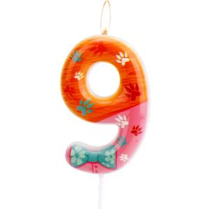SAVITA Fox Birthday Candle, Adorable Cartoon Number Candle Animal Themed Cake Decoration for Birthday Parties Baby Shower Celebrations (Number 9)
