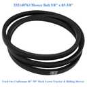 148763 Deck Belt 5/8" x 85-3/8" for Craftsman 46'' 50'' Deck Riding Mower & Husqvarna GTH2350, GT200, YTH180 and YTH2046 Ride Mower, Replaces 532148763, 531300769