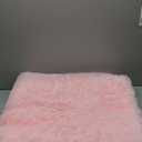 Pink Fluffy Area Rugs 4x6: Fluffy Furry Area Rugs for Bedroom- Ultra Soft Fuzzy Pink Rugs- High Pile Plush Rugs for Bedroom, Nursery Kids Room, 4x6