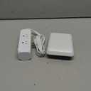 Flat Outlet Extender with Cover, Flat Plug Power Strip with 6 AC Outlets, 2000 Joules Surge Protector, 3FT Flat Extension Cord, Home Office Travel Dorm Room Essentials