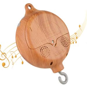 Crib Mobile Motor,Mobile Music Box Spinner with Adjustable Volume,Mobiles Spinner with 3 Moeds(Rotating&Music,Rotating only,Music only),Music Box Play 12 LullabiesMobile for Crib