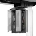 Under Desk PC Mount, No Drill Clamp On Computer Mount for Standing Desk