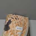 Boho Floral Rug 4Ft Round Sunflowers Carpet Mat for Girls Bedroom Farmhouse Living Room Dining Room, Circle, Dark Flowers, Rattan Pattern Printed, Retro, Washable, Indoor (Not Natural)