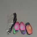 Outus 40 Pcs Christmas Car Refrigerator Magnets Decor Bulk Reflective Light Shaped Car Stickers Xmas Magnets for Cruise Ship Garage Door Decoration (2.8 x 1.4 Inches,Dark Color)