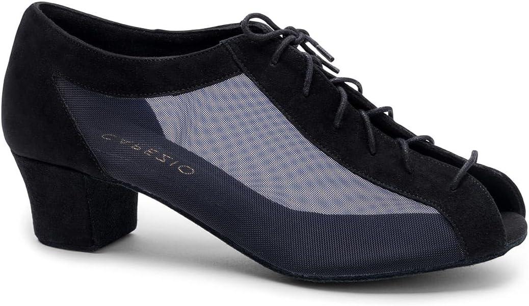 Capezio Beatrice 1.5" Ballroom Shoe, Black, 5.5 M