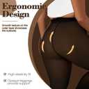 Delcast Plus Size Fleece Lined Tights Women - Fake Translucent Sheer Warm Thermal Pantyhose Leggings for Winter (XXXL)