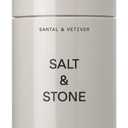 Salt & Stone Aluminum Free Deodorant | Extra Strength 48 Hour Protection for Women & Men | Made with Seaweed Extracts, Niacinamide & Prebiotics | Santal & Vetiver