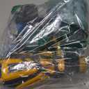 Paint Sprayer, 700W HVLP Spray Gun with Cleaning & Blowing Joints, 4 Nozzles and 3 Patterns, Easy to Clean, for Furniture, Cabinets, Fence, Walls, Door, Garden Chairs etc. VF803 Yellow