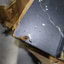 SpaceAid Washer Dryer Countertop with 2-Tier Shelf, Wood Topper with Edge, 54" Width x 27.5" Depth Cover Organizer Guard for Washer and Dryer Counter Laundry Hamper Storage (Black Marble)