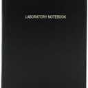 BookFactory Black Lab Notebook - 168 Pages (.25'' Grid Format) 8 7/8'' x 11 1/4'' Black Cover, Square Spine, Section Sewn Hardbound (EPRIL-168-LGS-LKT1)
