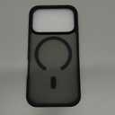 SUPFINE Magnetic for iPhone 17 Pro Case (Compatible with MagSafe)(Military Grade Drop Protection) Translucent Matte Shockproof with Anti-Fingerprint Phone Cover,Black