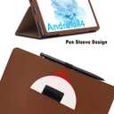 Case for Headwolf WPad5, 10.1 inch, Headwolf WPad5 Tablet Case, Folding Stand Protective Cover with Pencil Holder and Wrist Strap, Full Protection. (Brown)