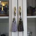 4 Pack Tassel Key Tassel with Loops, Handmade Tassel Craft, DIY Accessories for Home Decoration