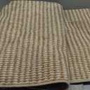 Bedsure 5x7 Faux Wool Area Rugs for Living Room, Machine Washable Carpet, Non-Slip Backing, Pet Friendly Throw Rug for Bedroom Dining Room, Natural Ivory