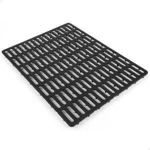 Kitchen Sink Mat, Sink Protector, Silicone Mat, Heat Resistant, No Smell, Raised Feet, 16.34 x 12.8 (Large, Black)