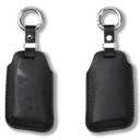 Genuine Leather Key Fob Cover Compatible with Lexus ES300h ES350 LC500 LC500h LS500h NX350 NX250 NX350h GX460, etc. Key Fob Case with Keychain & Lanyard for Lexus Key Fob (4 Buttons, Black)