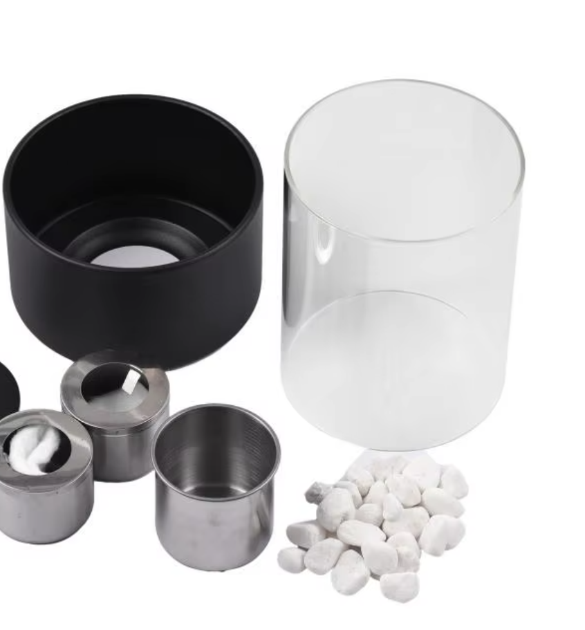 Bioethanol Fireplace Tabletop Fire Pit Bio Fireplace Bowl Pot for Indoor Outdoor Home Garden Balcony Decor Birthday Gifts Long