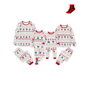 Harry Potter Family Christmas Matching Pajamas Sets Xmas Pjs Top and Pant Set for Kids Couples (M)