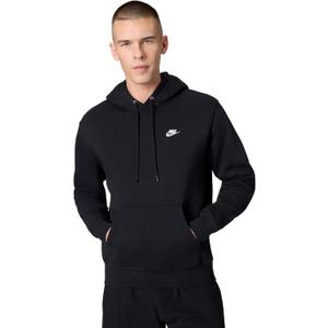 Nike Men's Club Pullover Fleece Hoodie (XX-Large, Black/Black/White)