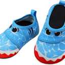 RERUN Kids Boys Girls Quick Dry Athletic Water Shoes Aqua Socks for Beach Swimming Pool Blue 2-2.5 Years Toddler