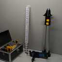 Self-Leveling 0.11"/100' Rotary Laser, 2000' Rotary Laser Level Kit, IP66 with Aluminum Tripod, Grade Rod for Grading