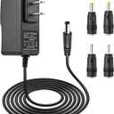 12V Massage Gun Charger, 12.6V 1.0A, Universal 12V, 1.5m/5FT Power Cord, Switch, Power Supply, Battery Charger