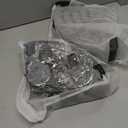 VOLPONE Shower Caddy Corner Suction Cup Shelf Corner No Drilling Bathroom Shower Organizer Storage Rack Adhesive (3-Pack, gray)