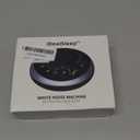 Sound Machine Loud White Noise Machine Nonstop Brown Noise Sleep Machine 30 Soothing Sounds for Baby Kids Adults Pink Noise Sounds Machine 36-Level Vol 4 Timer Memory Function for Home Travel Office (Black)