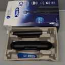 Oral-B iO Simple Clean Rechargeable Electric Powered Toothbrush, Night Black with 1 Gentle Care Brush Head and 1 Black Travel Case - Automatic Pressure Sensor to Protect Gums - 3 Modes - 2 Min Timer