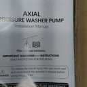 YAMATIC 7/8" Shaft Vertical Pressure Washer Pump Rear Inlet/Outlet 3000 PSI @ 2.5 GPM Replacement Pump for Power Washers, Compatible with 308653045, 308653052, 308653078, GCV190 and more