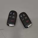 Vurkcy 5-Button Key Fob Replacement for 2014-2022 Jeep Grand Cherokee, 433 MHz, Plastic + Metal, 2Pcs