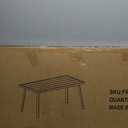 C-Hopetree Small Metal Outdoor Coffee Side Table for Outside Patio, Rectangle, Black