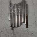 MECCANIXITY 14Pcs Dowel Pin 6mm x 100mm Shelf Support Pin 304 Stainless Steel Shelf Pegs for Shelves Cabinets Furniture Nickel Plated, Silver Tone