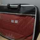 Car Seat Covers Full Set Burgundy, Luxury Leather Car Seat Covers, Waterproof and Breathable Seat Covers, Universal Car Seat Protector Fit for Cars, Trucks, SUVs, Pick-ups (Burgundy FullSet)