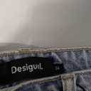 Desigual Women's Denim_inidan (34, Blue)